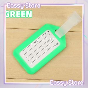 Travel Luggage Tag Accessories Waterproof Plastic Name Address List Contact Suitcase ID Card Holder Information Label