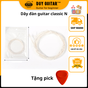 Bộ Dây Guitar Classic N Normal Tension Nylon Cho Cổ Điển - Duy Guitar Store - Phụ Kiện Đàn Guitar Cổ Điển Chất Lượng Cao