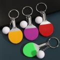 SUHUA for Boys Mini Badminton Bowling 7 Color Pendant Table Tennis Racket Ping Pong Key Ring Table Tennis Keychain Sports Keyring. 