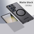 Applicable s25edge Samsung s25ultra Transparent Magnetic Phone Case Cover A56 Drop-Resistant All-Inclusive. 