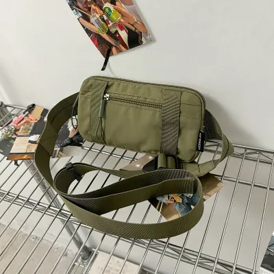 【COD/Original】New Cycling Bag Phone Pouch Fitness Chest Bag Outdoor Sports Running Crossbody Waist Bag