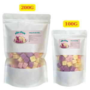 Combo Sấy Giòn Trái Cây & Sữa Chua Túi Zip 100G - Dâu Tây/Chanh Dây/Sung Mỹ - Không GMO - Lựa Chọn Khỏe Mạnh
