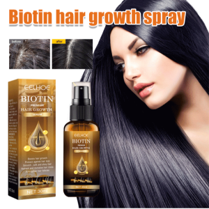 Biotin Hair Growth Spray  hair growth repair strengthening strong roots hair loss prevention