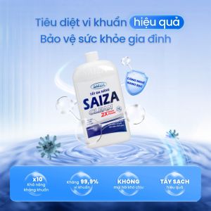 Nước Tẩy Đa Năng - Vệ Sinh Sàn Nhà SAIZA 1000ml Làm Sạch Bề Mặt Sàn nhà Đá Hoa Nhà Tắm lavabo bồn cầu