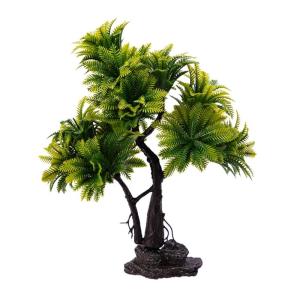 Realistics dừa đồ trang trí cây nhựa lòng bàn tay trang trí cây tự nhiên độc đáo tăng cường môi trường hồ cá