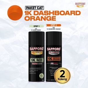 Paket Cat K38 1K Dashboard Orange / Sapporo Ultimate / Cat Spray Semprot Terbaik