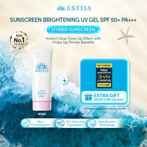Anessa - Brightening UV Sunscreen Gel SPF 50+ PA++++ 90gr - Suncreen Kulit Normal / Kering