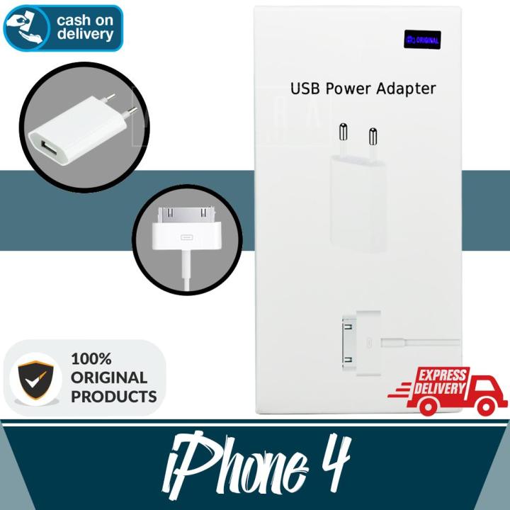 Travel Charger iPhone 4 Original Pengisi Daya High Grade Quality Ultimate Quick Charge