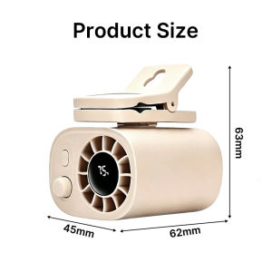 High Speed Clip Fan 100 Speeds 360 Rotatable Portable Desktop Fan for Outdoor Travel & Umbrella