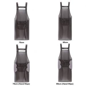 🔥 Black Transparent Waterproof And Oil-Proof Apron 围裙男女家用厨房做饭洗碗餐饮水产宠物店工作服