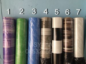 เสื่อน้ำมันลายไม้ ยกม้วนยาว 27.4 เมตร กว้าง 150 ซม. 27.4 เมตร หน้ากว้าง 1.5 เมตร หน้ากว้าง 1.5 เมตร / PVC Vinyl หน้ากว้าง 1.5 เมตร