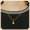 สร้อยทองเค 18k แท้ สร้อยคอ+จี้​ทองแท้ 99.99% น้ำหนัก 0.45 กรัม ทอง หลุด จำนำ gold. 