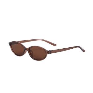 Retro Oval Sunglasses for Men/Women Vintage Fashion Small Frame Oval Sunglasses Mens Anti UV Sun Gl