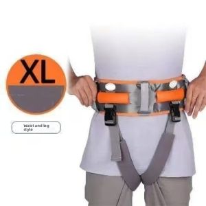 Adjustable Gait Transfer Belt Multi Handles Non-slip Leg Strap Safety Walking Assist Strap For Elderly Disabled Patient Mobility And Caregiver Labor Saving