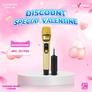 ADVANCE - Mic Wireless Professional Single Recharger Baterai (MIC-101PRO) Garansi RESMI 1Tahun & Free ongkir