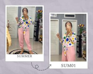 Oneset Summer Katun Rayon Import Fashion Wanita
