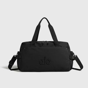 Original ALO Yoga Duffel Bag Women Large Capacity Gym Bag Detachable Strap Waterproof Nylon Travel Handbag