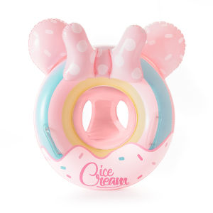 New!! ห่วงยางสอดขาเด็กสีชมพูรุ่น Ice Cream พร้อมส่งจากไทย