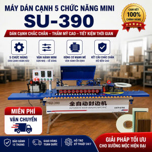 Máy dán cạnh gỗ 5 chức năng mini - Hoàn thiện sản phẩm - tiết kiệm thời gian