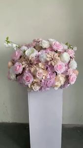 70cm Luxurious White Rose Flower Ball Wedding Reception Centerpiece For Table Decor Accessories Floral Arrangement Event Prop