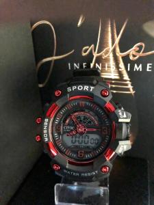 CIVIC 803 Jam Tangan Pria Karet Digital Olahraga Kasual Bisnis Fashion Tahan Air 30M