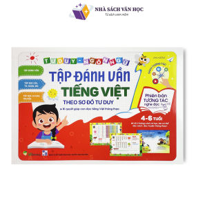 Sách - Tập Đánh Vần Tiếng Việt - Tư Duy Ngôn Ngữ - Bí Quyết Giúp Con Đọc Tiếng Việt Thông Thạo 4-6 Tuổi (Phiên Bản 4.0)