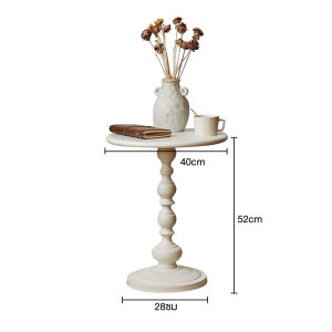 MYM HOME โต๊ะกลม โต๊ะกลมโมเดิร์น  โต๊ะกาแฟทรงกลม โต๊ะข้างโซฟา เหมาะสำหรับห้องนั่งเร่น โต๊ะกลมขนาดเล็ก