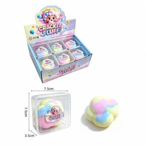 ZHUWNANA Crunchy Sound Crispy Squeeze Toys Handmade Wax Skin Wax Coating Stress Relief Toys  Rainbow Candy Sensory Fidget Toy Gifts