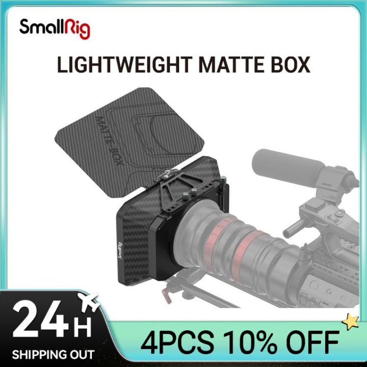 Smallrig Camera Lightweight ClampOn Matte Box With Carbon Fiber Top