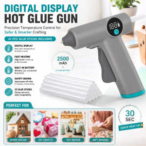 ⭐️【High Quality+In Stock】⭐️Hot Glue G/u/n Cordless Mini Glue G/u/n with 22 Glue Sticks Automatic Dispensing 30 Seconds Fast Heating USB-C Charging for Crafting/DIY Art/Sealing
