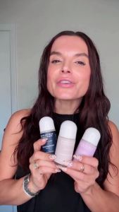 Natural Deodorant Roll-On Coconut & Ocean - Aluminum Free 24hr Protection Glass Bottle Vegan & Cruelty Free Gentle Formula 100% Recyclable for Men & Women