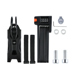 Compacts Folded Bike Lock Cycling Portables Lock Waterproofed Rustproof Lock for City Commuting