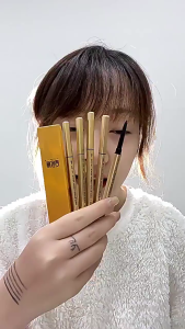 EBiSU ดินสอเขียนคิ้ว กันน้ำ ดินสอเขียนคิ้วแบบหมุน 2 in 1 มีแปรงปัดคิ้วในตัว มี 5 สีให้เลือก