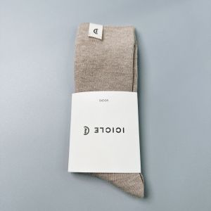 Zhihe wool socks IC Wool womens socks Xiao He Xiao Zhi double-needle socks available for purchase through Xiaohongshu live streaming with fabric labels