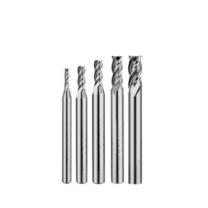 10Pcs Milling Cutter Set Tungsten Carbide End Mill Hss End Milling Cutter Slot Drill Bit Set