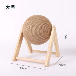 Cat Scratching Ball Toy Sisal Rope Grinding Ball Board Paws Scratcher Cats Toys Interactive Climbing
