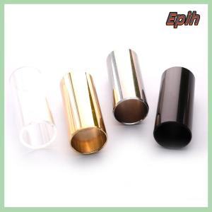 [Epih] 60mm กีตาร์สไลด์บาร์สแตนเลสโลหะ/กระจกนิ้วสไลด์สำหรับอูคูเลเล่