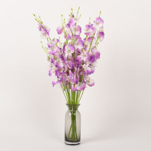 Bunga Anggrek Artificial Daun Plastik Orchid Artificial Flower Hiasan Pelaminan Dekorasi Pernikahan BG30