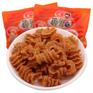 Dog Tooth Crispy Rice Snacks 60 Small Pack Pizza Rolls Childhood Nostalgia Office Snacks Leisure Food Small Snacks