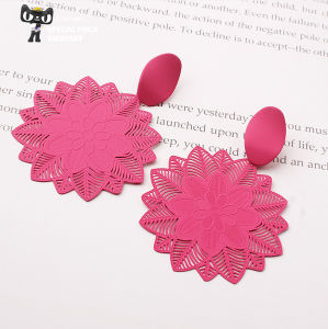 Original Drop Earrings Bohemian Style Vintage Lace Flower Exaggerated Lady Fashion Jewelry Girl Gift