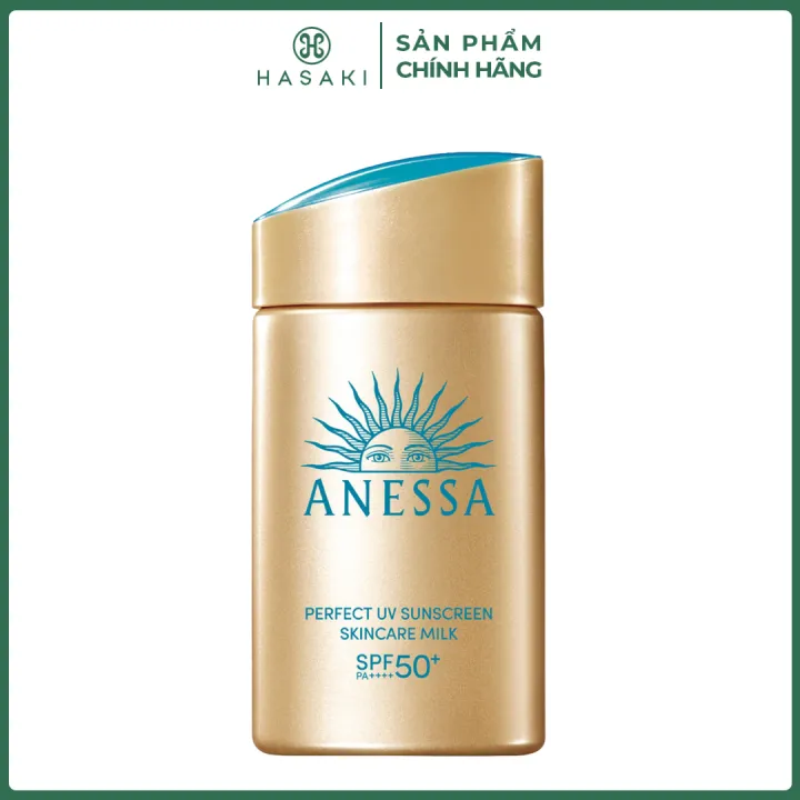 Sữa Chống Nắng Anessa Dưỡng Da Kiềm Dầu 60ml (Bản Mới) Perfect UV Sunscreen Skincare Milk N SPF50+ PA++++ Hasaki Sản Phẩm Chính Hãng