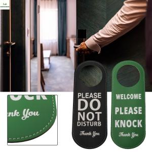 【HOMEACCESSORY】 Door Sign PU Leather For Meeting Rooms Conference Rooms And Hotels Different Color Options Durable