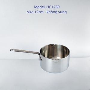 Quánh inox 316 đa năng SEKA HAATZ đúc nguyên khối size 121618 cm nắp kính cường lực dùng mọi loại bếp