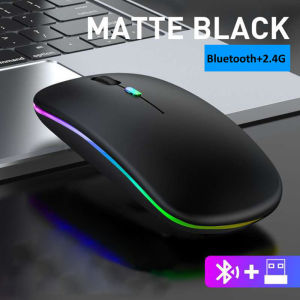 Wireless Mouse Bluetooth Mouse 2.4G USB Mouse Dual-mode Gaming Mouse RGB Rechargeable Mice Ultra-Thin Silent Mouse Optical Mouse For iPad Computer Laptop PC