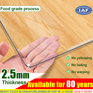 【24 hours shipping】pvc tablemat waterproof pvc table protector mat transparent table mat waterproof plastic cover for table dining table cover plastic pvc table cloth easy cleaning