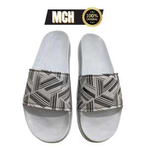 MOCHEL - Sandal Selop Pria dan Wanita MOCHEL ABST Putih Hitam Terbaru