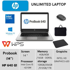 Laptop HP Probook 640 430 440 650 G1 G2 G3 G5 Core i5 I7 Layar 14 Inch Murah Peningkatan Terbaru