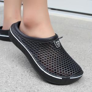 yangpa123 Womens Solid Color Clogs Slip On Round Toe Non-slip Soft Sole Outdoor Casual Slides Summer Beach Shoes