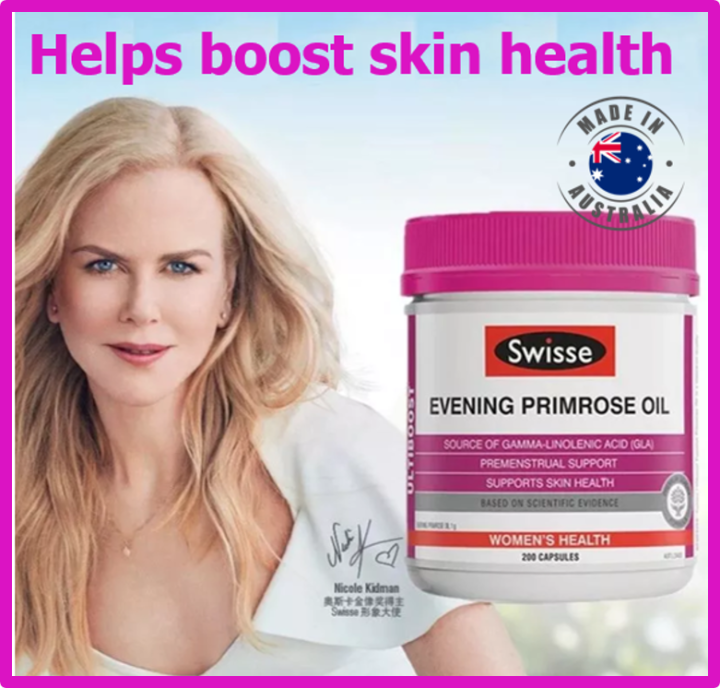 Swisse Evening Primrose oil สวิส อีฟนิ่ง พริมโรสออย 200 เม็ด Lazada.co.th