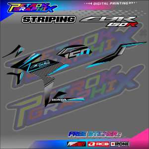 STRIPING VARIASI HONDA CBR 150R / STICKER LIST VARIASI MOTOR CBR 150R